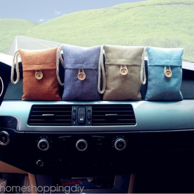 Combo 2 Túi than hoạt tính khử mùi trong ô tô, phòng ngủ, nhà bếp 