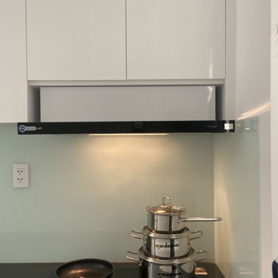 Máy hút mùi âm tủ inox phối kính 600mm KAFF KF-TL60H - Hàng Chính Hãng