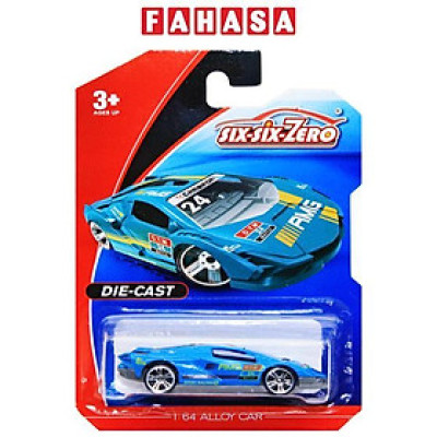 Đồ Chơi Mô Hình Siêu Xe Die-Cast - Six-Six-Zero 660-S64 - Màu Xanh Dương