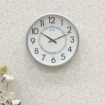 Đồng hồ Rhythm CMG595NR66 – KT 31.0 x 4.5cm/735g, vỏ nhựa, dùng Pin.