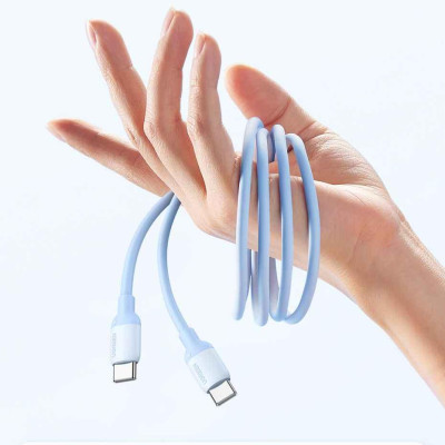 Ugreen UG15283US563TK 60W 1M hỗ trợ QC4.0 3A Cáp sạc nhanh - truyền dữ liệu 2 đầu USB-C c-c dây nhựa Màu Đen - HÀNG CHÍNH HÃNG