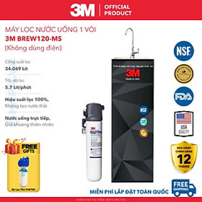Máy Lọc Nước Nóng Lạnh 3M Full Models Chuẩn Nước Uống Trực Tiếp, Hiệu Suất 100% - Bộ Lọc Nhập Khẩu Mỹ, Hàng Chính Hãng