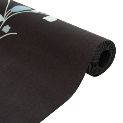 Thảm tập yoga du lịch cao cấp chính hãng Yvonne dày 1,5mm gấp gọn, bề mặt nhám, siêu bám, ưa mồ hôi, dễ vệ sinh, chất liệu cao su tự nhiên, kích thước 183cm x 66cm, nặng 1,2kg, foldable travel yoga mat with best grip,  anti-slipping surface