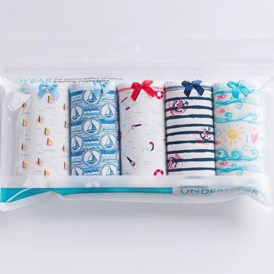 SET 5 QUẦN LÓT NỮ KUTE IN HÌNH NGHỘ NGHĨNH, SIÊU YÊU QL2405