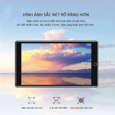 32GB RUIZU H1 - Máy Nghe Nhạc Lossless MP3 Xem Phim HD 1080p Hỗ Trợ Bluetooth 5.0 Màn Hình Cảm Ứng 4 inch - Hàng Chính Hãng