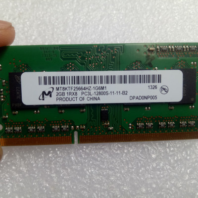 Ram laptop 2GB DDR3 PC3L-12800s - ram máy tính laptop 2GB DDR3L bus 1600Mhz - Hàng chính hãng