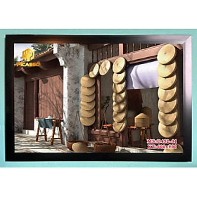 Tranh kính cường lực Phố cổ Hà Nội D4502 01 (được chọn mẫu)