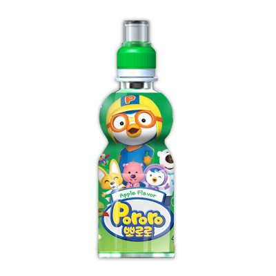 Thùng 24 Chai Nước Uống Pororo Hương Vị Táo 235ml