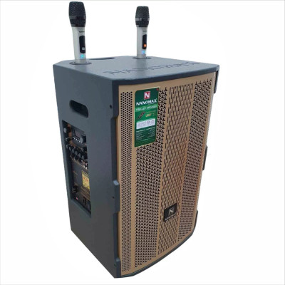 Loa karaoke NanoMax K 180 Công suất lớn 820W, Bass 40cm, kết nối Bluetooth Tặng 2 micro UHF cao cấp - Hàng Chính Hãng