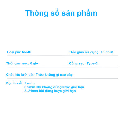 Tông đơ cắt tóc trẻ em series 3000 đời mới thương hiệu Philips HC3688/15 - Hàng chính hãng