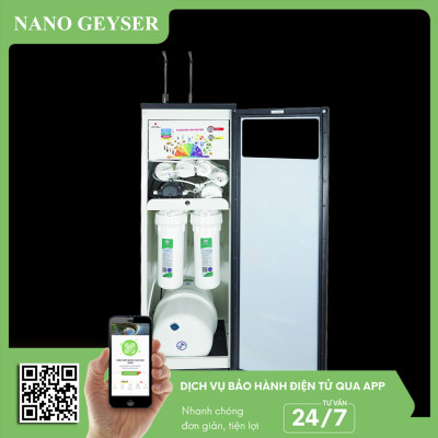 Cây nước ion Kiềm Nano Geyser I8, 2 chế độ nước tinh khiết và ion kiềm - Hàng Chính Hãng