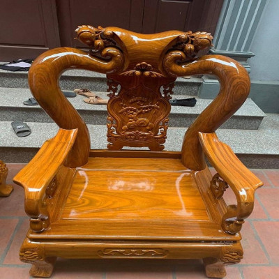 Bộ Bàn Ghế Minh Quốc Đào Gỗ Lim Xanh Nam Phi