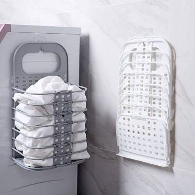 Combo 2 giỏ đựng đồ treo tường + tặng móc treo quần áo có 8 kẹp tiện lợi (giao màu ngẫu nhiên)