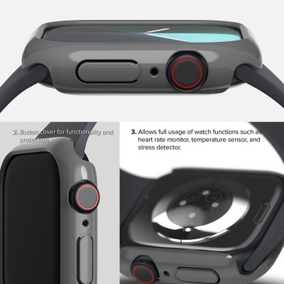 Bộ 2 ốp cho Apple Watch 10 RINGKE Slim 46mm / 42mm - Hàng Chính Hãng