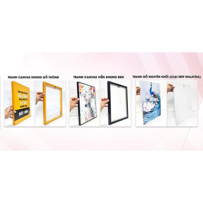 Tranh Treo Tường Bình Hoa Nghệ Thuật (Bộ 4 tấm)