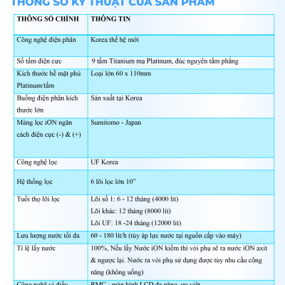 Máy Lọc Nước Điện Giải Ion Kiềm ROBOT IonKing 912 Chế Độ Nóng Nguội Lạnh - Hàng Chính Hãng