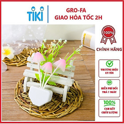 Combo 2 Đèn Ngủ Cảm Ứng Ánh Sáng Hình Nấm Avatar Siêu Xinh - Hàng chính hãng