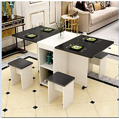 BÀN ĂN THÔNG MINH XẾP GỌN tiết kiệm không gian (đã lắp ráp) HUCHU