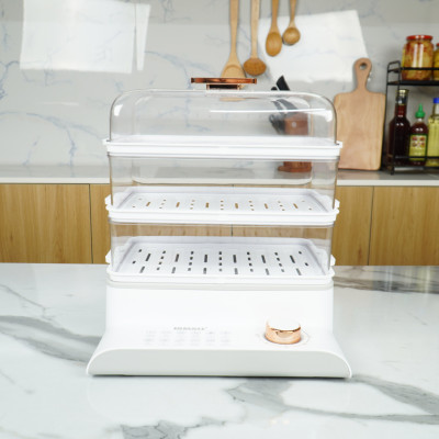 Nồi Hấp Điện Đa Năng 3 Tầng Dung Tích 15L Lorente LT-7273 - Màu Ngẫu Nhiên - Hàng Chính Hãng