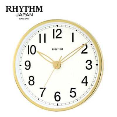 Đồng hồ treo tường Nhật Bản Rhythm CMG607NR65. Kt 30.0 x 4.7cm, 750g. vỏ kim loại. Dùng Pin