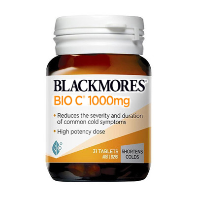Thực phẩm bảo vệ sức khỏe viên uống bổ sung vitamin C Blackmores Bio C 1000mg (Hộp 31 viên)