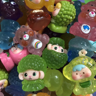 Combo 10 Túi Mù Size To, Túi Mù Tự Xé, Kẹo Dạ Quang, Đục, Kim Tuyến, Mẫu Ngẫu Nhiên