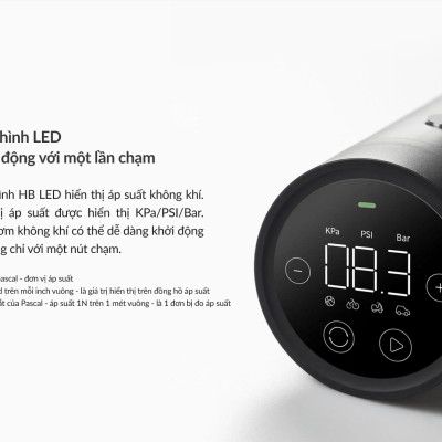 Máy hút bụi cầm tay tích hợp bơm xe Lydsto HD-SCXCCQ02 công suất 10.000Pa tiện lợi, dễ sử dụng - Hàng chính hãng