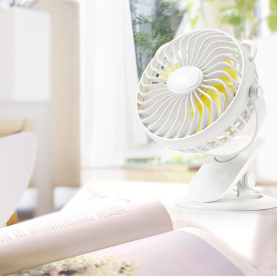 Quạt sạc tích điện cao cấp thông minh tiên lợi, vừa kẹp kết hợp để bàn OLAPLE (giao màu ngẫu nhiên) - Hàng nhập khẩu