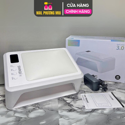 Máy Hơ T8 SNRQI Bản Mới 2025 LED TRẮNG 72W Làm Nail Nhanh Khô Sơn Gel, Bảo Hành 6 Tháng, Khoang Rộng Hơ 2 Tay Cùng Lúc, 4 Chế Độ Hơ Đệm Kê Tay 60 Bóng
