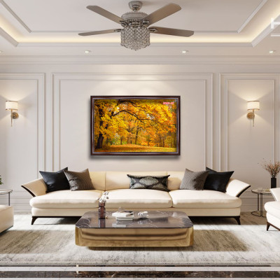 D802 01 Tranh kính Phong cảnh thiên nhiên ( được chọn mẫu)