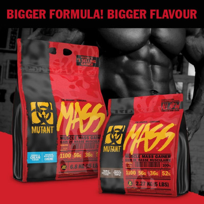 Mutant MASS EXTREME 2500, Sữa Hỗ Trợ Tăng Cân, Tăng Cơ Nạc, Calo và Protein Cao | Nhập Khẩu Canada