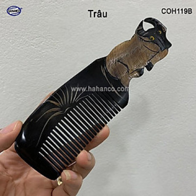 Lược sừng trâu 12 con giáp (Size: L-18cm) ️Quà tặng ý nghĩa cho bạn bè, người thân
