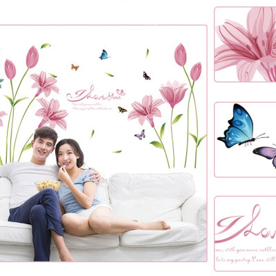 Decal Hoa anh thảo AmyShop DH07897 ( 85 x 160 cm )