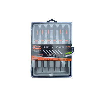 Bộ dũa 6 cái hãng KAPUSI Japan K-3898, dài 140mm, chất liệu hợp kim cao cấp