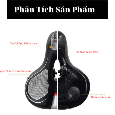 [Loại Tốt - Hàng Cao Cấp] Yên xe đạp thể thao, Yên xe đạp thể thao êm ái thoáng khí dễ lắp đặt - Đệm Yên xe địa hình thể thao chuyên dụng Amalife