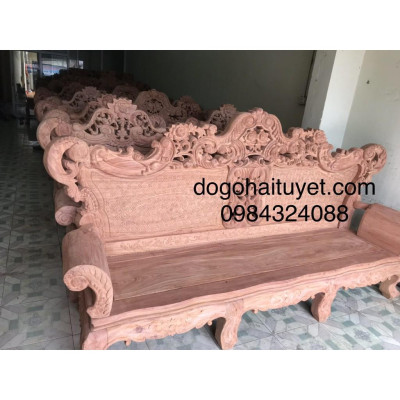 Bộ bàn ghế hoàng gia gỗ hương