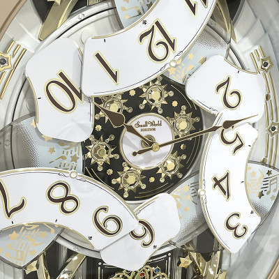 Đồng hồ Nhật Bản Rhythm Magic Motion  4MH842WD18 - Kt  40.5 x 52.2 x 12.3cm, 3.73kg , dùng PIN