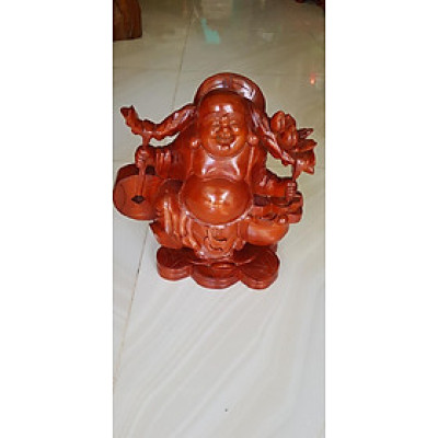 Tượng Gỗ Mỹ Nghệ Phật Di Lặc Gỗ Đứng Tượng Phật Di Lặc Gỗ Đứng Gánh Tiền  Size Cao 39cm x Ngang 39cm x Sâu 16cm  Anh chị trưng: trong nhà, công ty, cửa hàng, trên bàn thờ Thần Tài tốt, may mắn tài lộc ạ