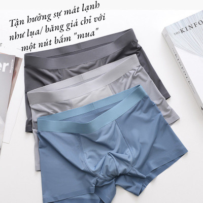 Quần Lót Nam Đùi Boxer Lụa Băng Menpro MP9 - Mỏng nhem Thoáng Khí