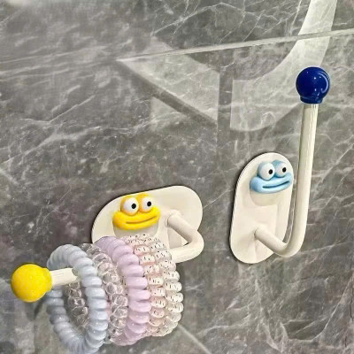 Set 10 Móc Treo Tường Phòng Tắm Dopamine Quái Vật Miệng Lớn - Móc Treo Mũ Tự Dính, Trang Trí Phòng - HÀNG CHÍNH HÃNG MINIIN