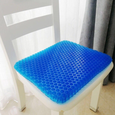  Đệm ngồi 3D thông minh Silicon , tổ ong , co giản đàn hồi cao ,bảo vệ cột sống , thoáng khí   ,ngăn ngừa mồ hôi ,chống trĩ , thoát vị đĩa đệm ,chống trơn trượt ,không biến dạng ,không thấm nước phù hợp với dân văn phòng, học sinh, sinh viên ,bác tài 