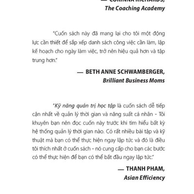 Kỹ Năng Quản Trị Học Tập - Dành Cho Học Sinh Và Sinh Viên