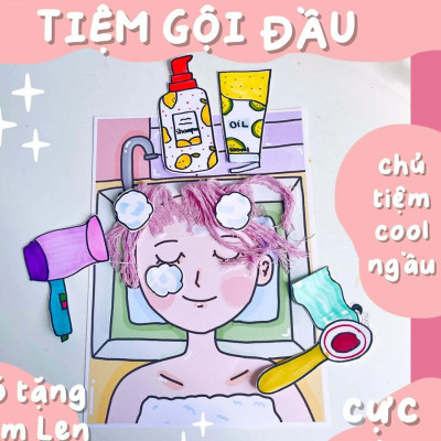 Combo 4 Bộ Tranh Tương Tác Cô Tiên Xanh: Dành Cho Bé Gái