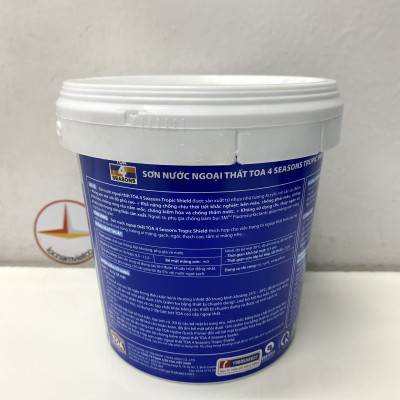 Sơn phào chỉ trong và ngoài nhà Toa 4 Seasons Tropic Shield màu cam C- 8031_1L