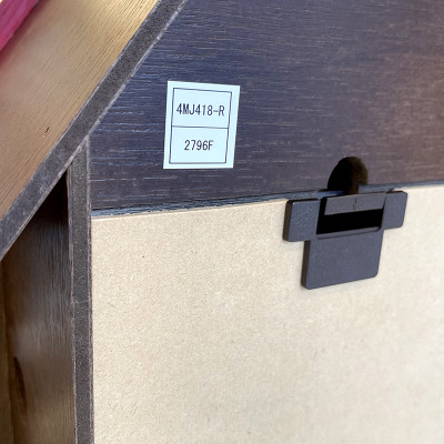 Đồng hồ Cuckoo Rhythm 4MJ418-R06. Kt 31.0 x 53.0 x 16.2cm, 1.33kg. Vỏ gỗ. Dùng Pin.