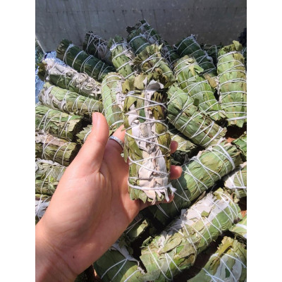 Bó xô thanh tẩy và bảo vệ (bạch đàn mix xô thơm trắng)