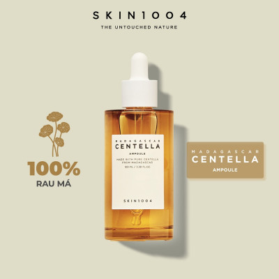 Bộ 2 Sản Phẩm Nước Hoa Hồng và Tinh Chất Dưỡng Da Rau Má Skin1004 Madagascar Centella Gồm Toner  Và Ampoule