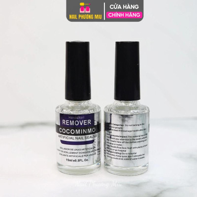 Nước Phá Gel Cocominmo 15ml Làm Nail, Phá Gel Coco Lạnh Không Nóng Móng, Nhanh Chóng, Không Cần Ủ, Vỏ Chai Sang Chảnh Nữ Women gel  phá sơn