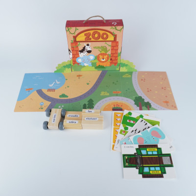 Bộ Đồ Chơi DIY TOONYKIDS Sở Thú Kì Diệu The Zoo TN00224-001 [Tặng Kèm Sticker]