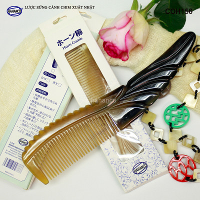 Lược sừng thân cánh chim (Size: XXL - 24cm) COH156 - Mẫu cao cấp màu sắc đẹp - Chăm sóc tóc